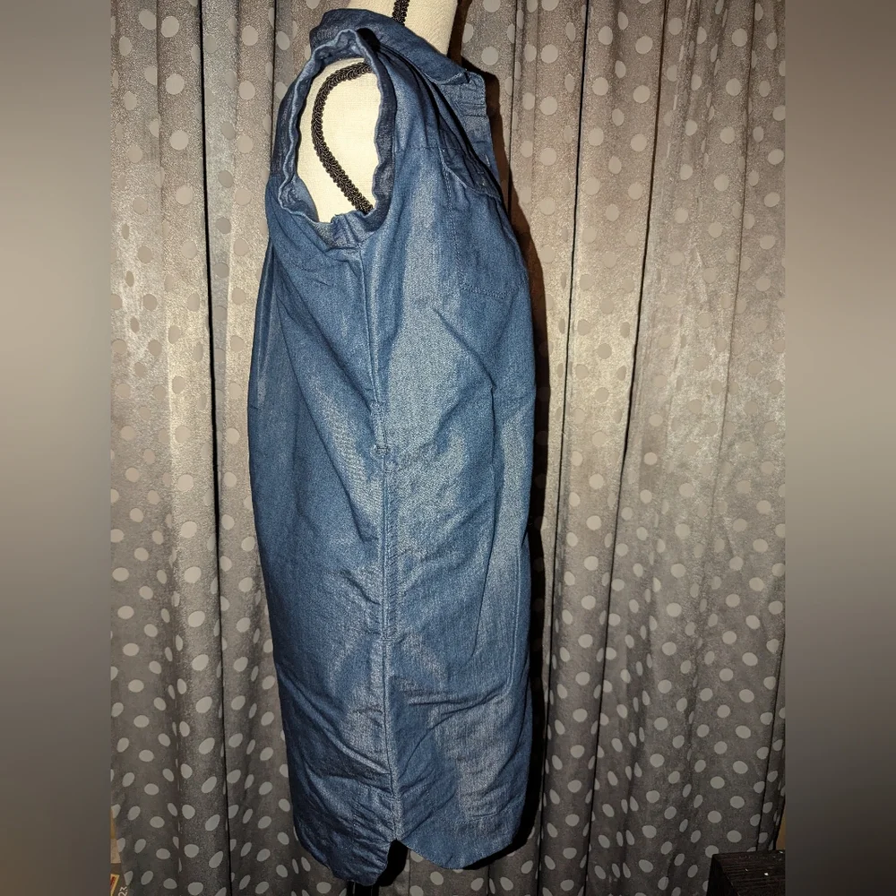 CALVIN KLEIN Jeans Kid's Button-Up Shirt Dress L 12/14